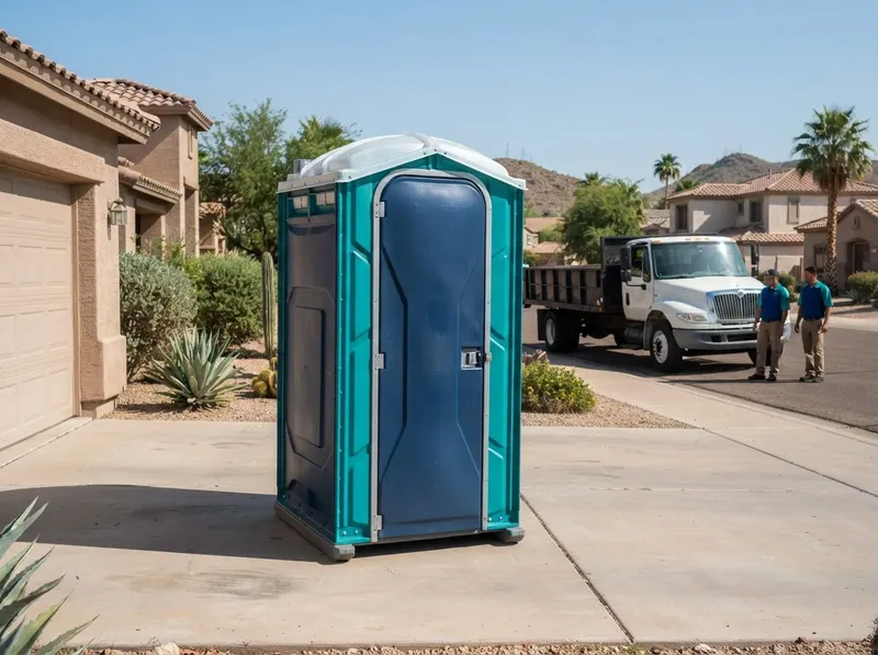 High-Rise & Crane-Lift Portable Toilets in Phoenix, AZ