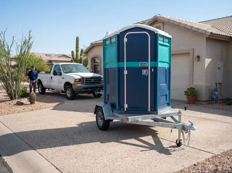 Mobile Trailer-Mounted Restroom Units in Phoenix, AZ